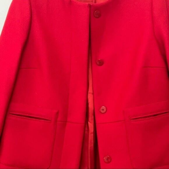 1.2.3 Paris Red Long Blazer Size 8 - Picture 5 of 10